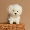 Hansa Maltese Tea Cup Dog Stuffed Animal