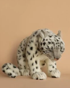 Hansa Sitting Snow Leopard Stuffed Animal