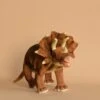 Hansa Brown Triceratops Dinosaur Stuffed Animal