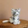 Hansa Tiger Cub Stuffed Animal - White -Hansa 2J2A4898