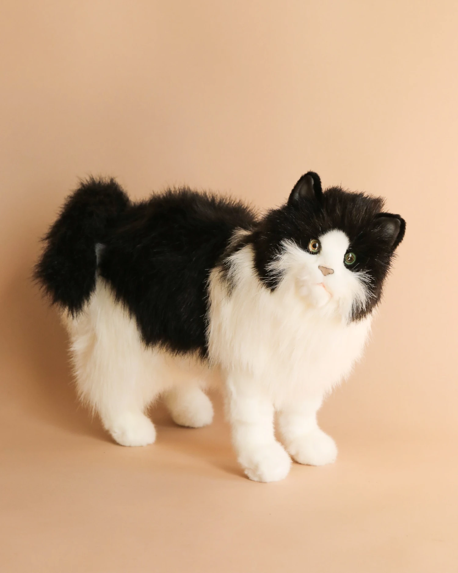 Hansa Black & White Cat Stuffed Animal 3 Hansa Black & White Cat Stuffed Animal