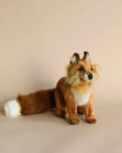 Hansa Sitting Red Fox Stuffed Animal