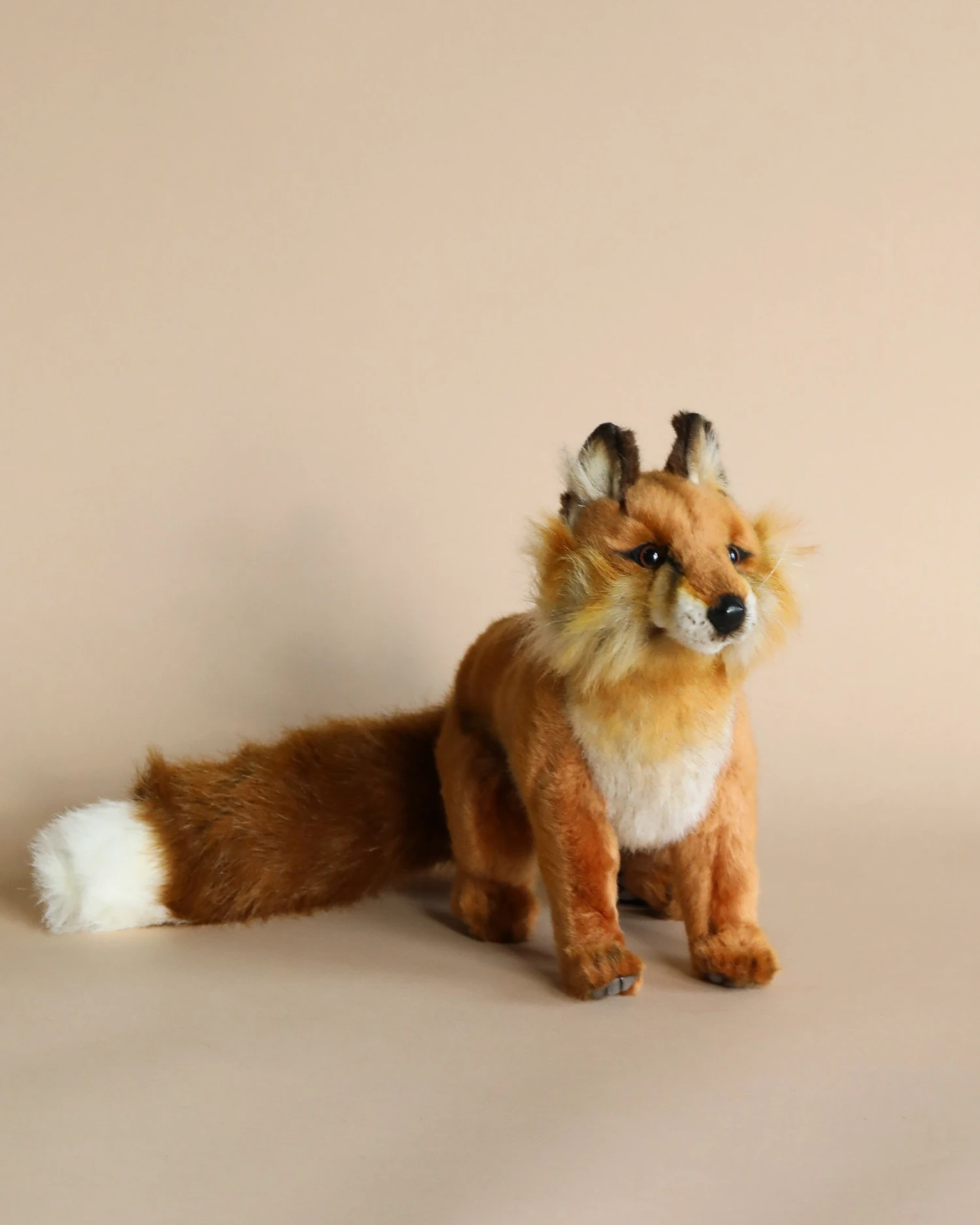 Hansa Sitting Red Fox Stuffed Animal 3 Hansa Sitting Red Fox Stuffed Animal