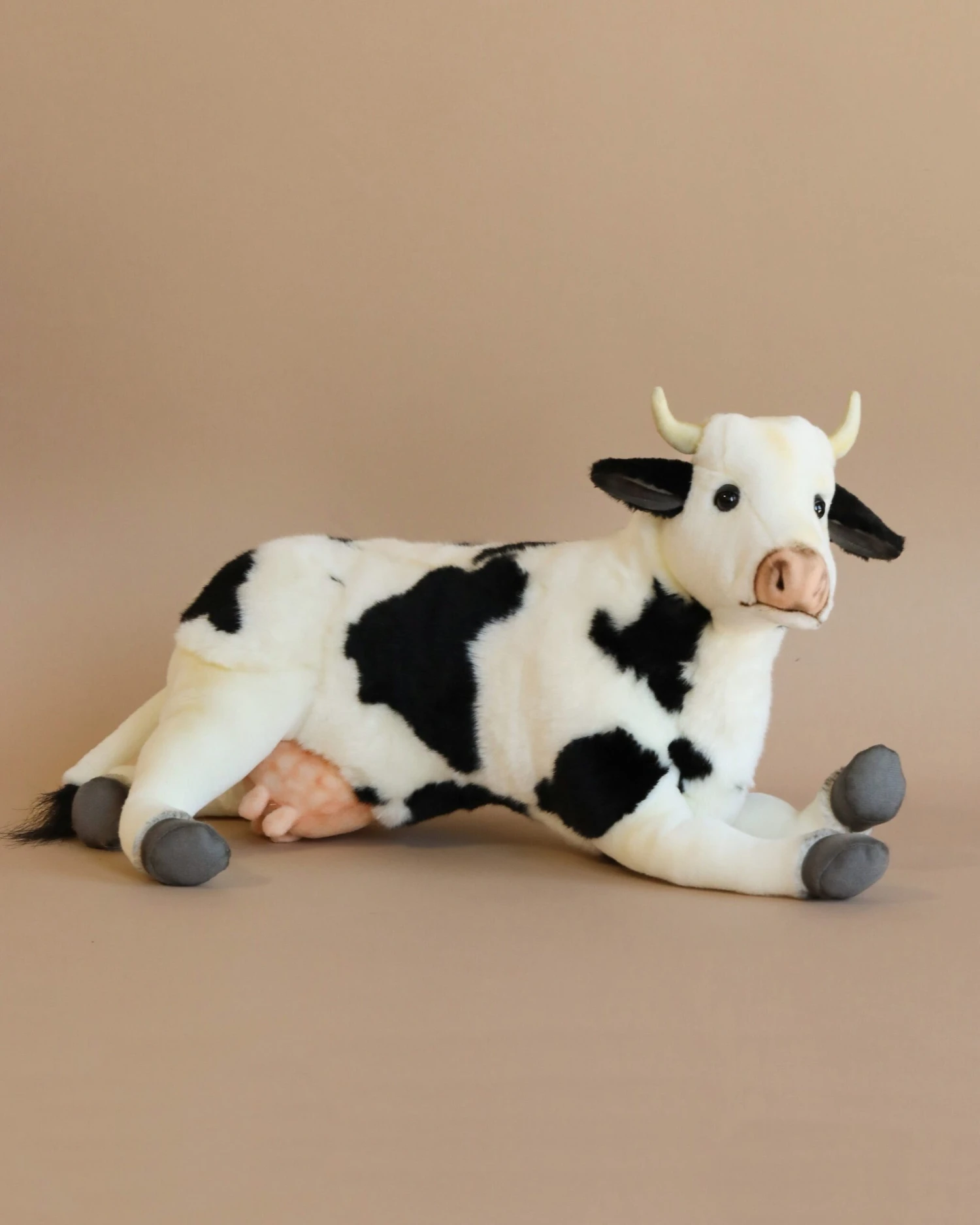 Hansa Lying Cow Stuffed Animal 3 Hansa Lying Cow Stuffed Animal