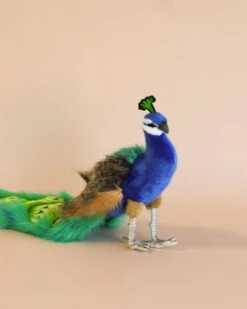 Hansa Peacock Stuffed Animal -Hansa 2J2A9212 2