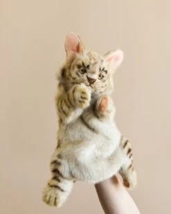 Hansa Leopard Cat Puppet