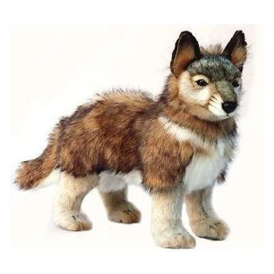 Hansa Wolf Cub Stuffed Animal 4 Hansa Wolf Cub Stuffed Animal - Image 2