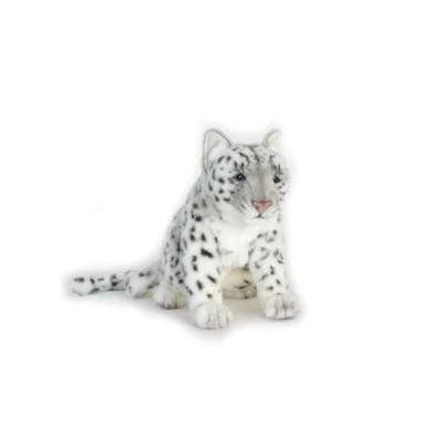 Hansa Sitting Snow Leopard Stuffed Animal 4 Hansa Sitting Snow Leopard Stuffed Animal - Image 2