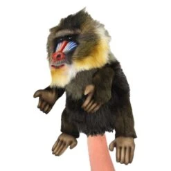 Hansa Mandrill Monkey Puppet -Hansa 8469 mandrill puppet