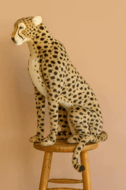 Hansa Life-Size Cheetah Stuffed Animal, 44" - Final Sale
